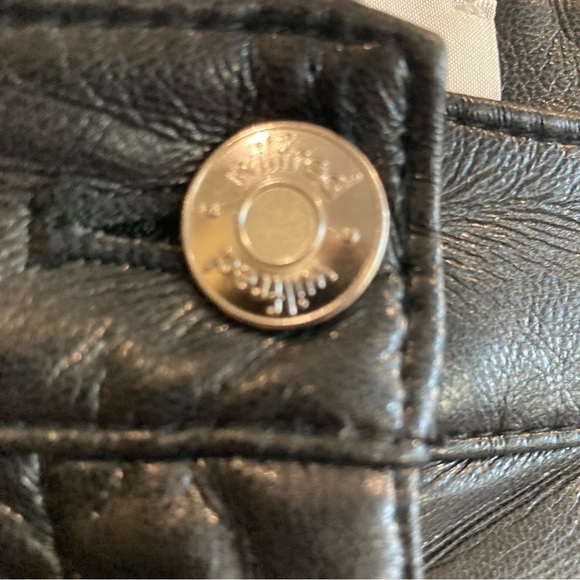 WILFRED Sz 16 Vegan Leather High Rise  Pockets Pants By Aritzia - Picture 10 of 11